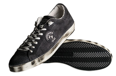 Stylová pánská obuv Lumberjack s patinou - tmavě šedá, 42 - 1
