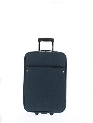 Jednoduchý palubní textilní kufr CHEAP - Marina Galanti - jeans - 1