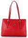 Luxusní kožená kabelka Marina Galanti "small shopping" - červená - 1/4