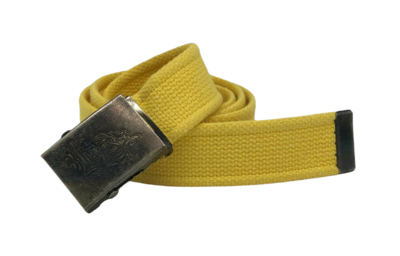 Levi's textilní unisex pásek – žlutý - 1