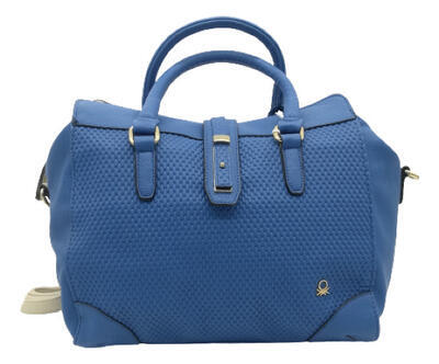 Benetton - small shopping bag Amber blue - 1
