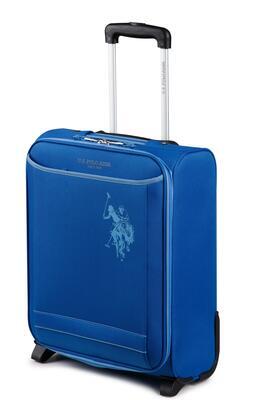 US POLO kabinový látkový kufr Junior 2W light blue - 1