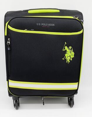 US POLO kabinový látkový kufr Match 4W black - 1