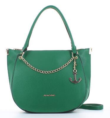 módní kabelka do ruky v trendy zelené barvě - 1