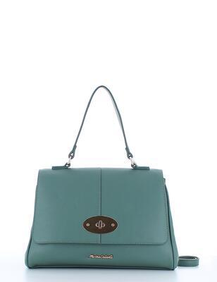 Marina Galanti flap bag Mahulena – kabelka do ruky s klopou v šalvějově zelené - 1