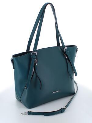 Marina Galanti shopping bag Gertruda v paví zelené - 1