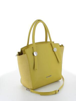 Marina Galanti handbag Julie – kabelka do ruky se zadní kapsou v limetkové žluté - 1