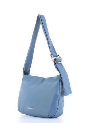 Marina Galanti - kožená kabelka přes rameno - hobo bag - světle modrá - 1