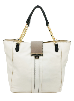 Sisley shopping bag Betti 2 – off white combo - 1