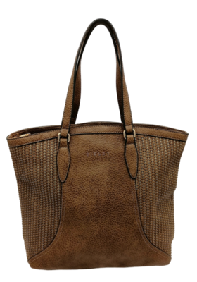 Sisley shopping bag Fujico 2 – brown - 1