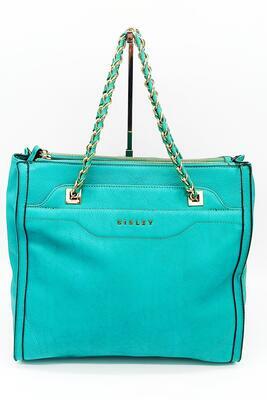 Sisley shopping bag Achea – turquoise - 1