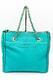 Sisley shopping bag Achea – turquoise - 1/4