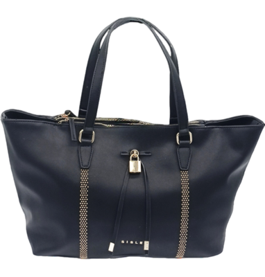 Sisley shopping bag Borja – black - 1