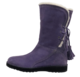 Lumberjack – středně vysoké dámské boty na nízké platformě s kožíškem ve fialové - 2/6