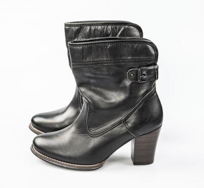 Dámská elegantní kožená obuv Levi's-černá - 2