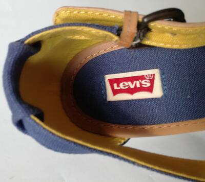 Dámské letní sandály Levi's na klínku, Modrá | 36 - 2
