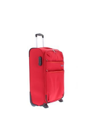 Palubní textilní kufr Marina Galanti - Economy - červený - 2