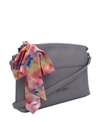Marina Galanti crossbody bag Květa – kabelka přes tělo v lila s ozdobnou stuhou - 2