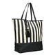 Sisley shopping bag Flora – black stripes - 2/6