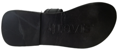 Celokožené pánské nazouváky značky Levi’s - černé - 3