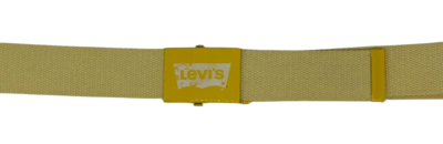 Levi's textilní unisex pásek – žlutý - 3