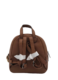 Marina Galanti backpack Zoe – malý fashion batůžek s ozdobným řetízkem v zemitě hnědé - 3/5