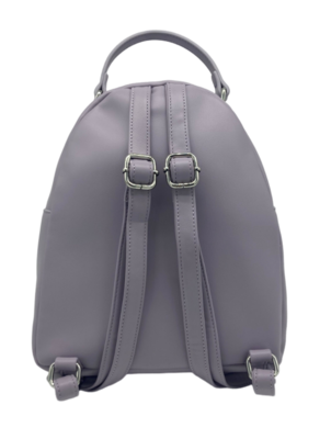 Marina Galanti backpack Květa – módní batoh v barvě lila s ozdobnou stuhou - 3