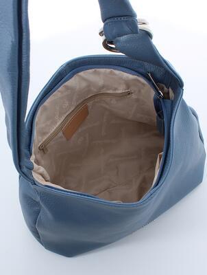Marina Galanti - kožená kabelka přes rameno - hobo bag - světle modrá - 3