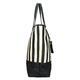 Sisley shopping bag Flora – black stripes - 3/6
