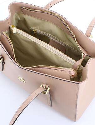 Luxusní kožená kabelka Marina Galanti "small shopping" - tělová - 4