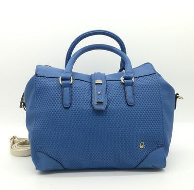 Benetton - small shopping bag Amber blue - 4
